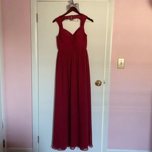 Azazie bridesmaid heart back dress